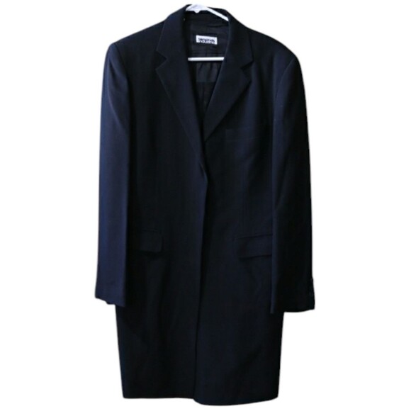New York & Company Vintage Y2K Long-Line Blazer or Mini Dress Size 46 - Picture 1 of 13